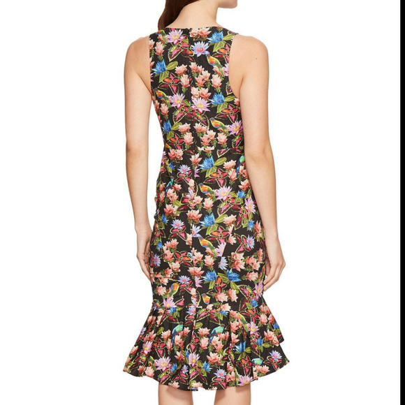 New Nicole Miller Floral Jungle Lamanca Dress - Picture 4 of 7